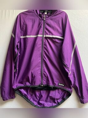 Taiga Purple Reflective Long Sleeve Cycling Jacket Women's Size Large